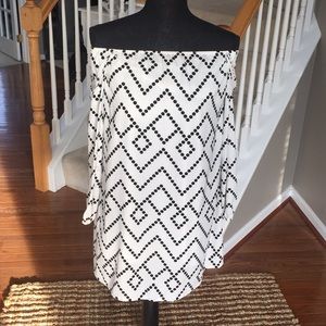Sage Long Sleeve Strapless Dress